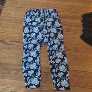 Fun floral jeans